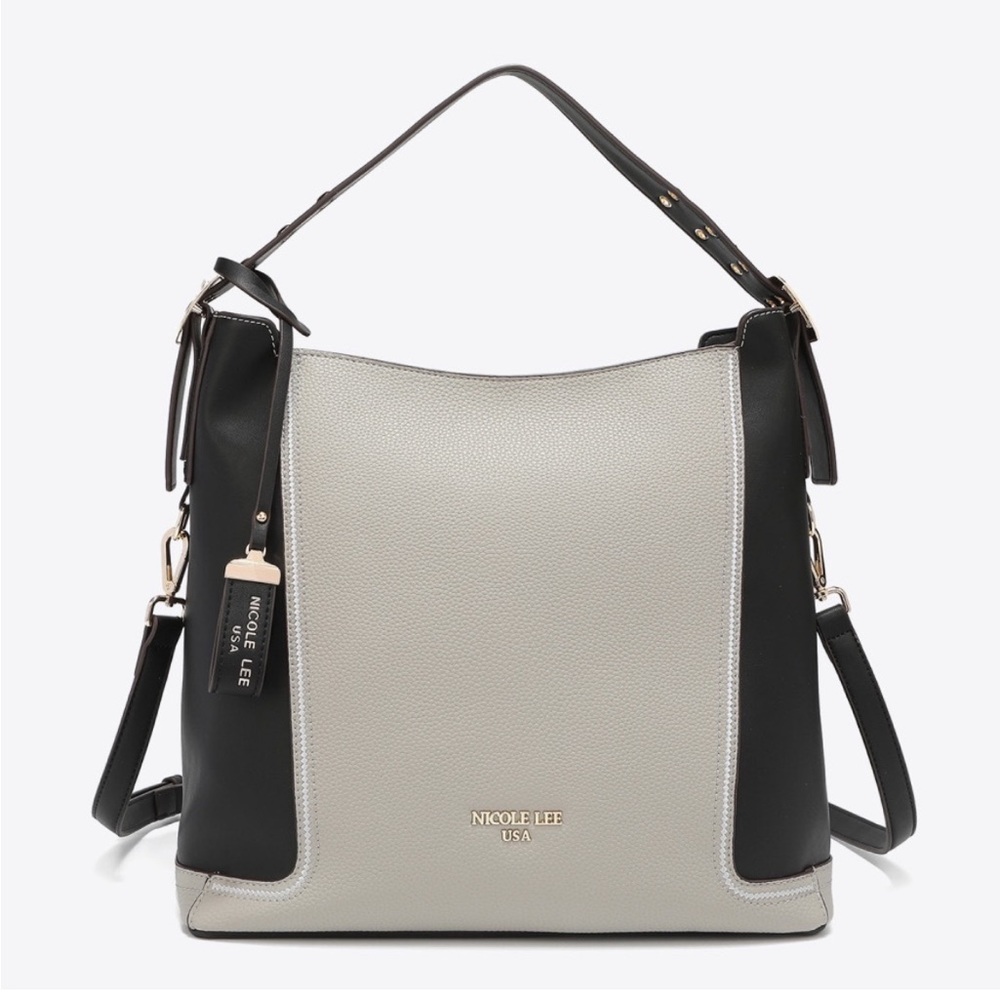 Nicole Lee Grey/Black Handbag